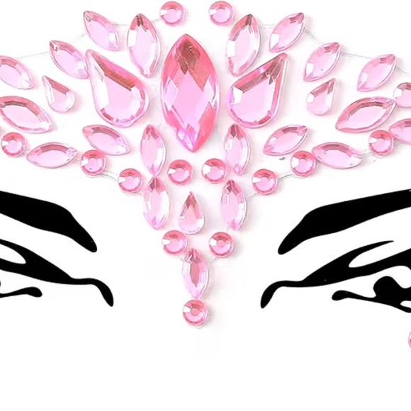 New 8 Pcs Face Jewels Rhinestone Face Gems Self Adhesive Body Crystal Stickers - Picture 5 of 10